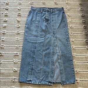 Etica Blue Maxi Skirt